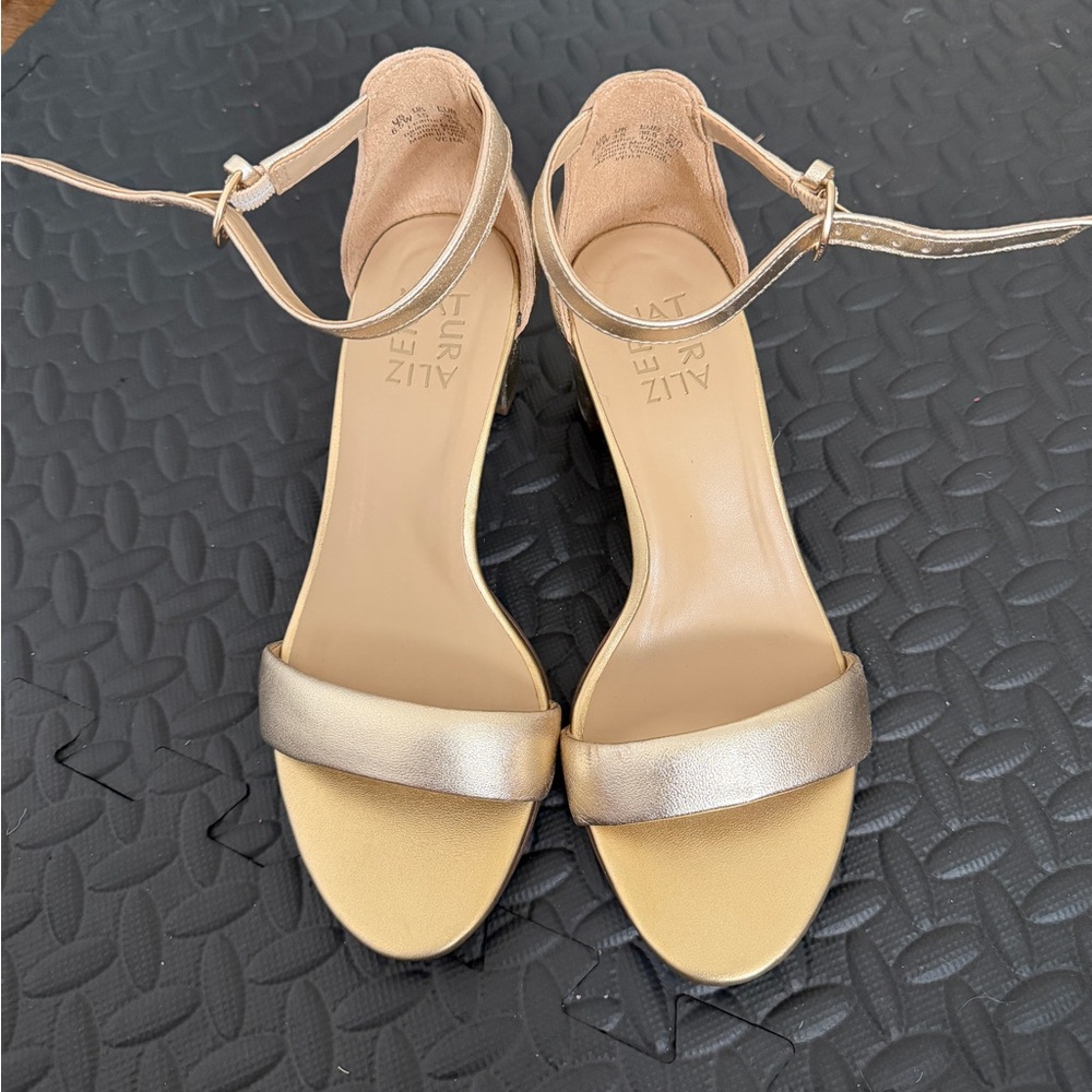 Simple Gold Heels
